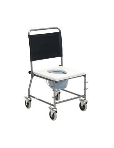 Glideabout Commode (with removable armrests)