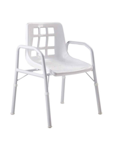 Wide Shower Chair with side arms (Steel)