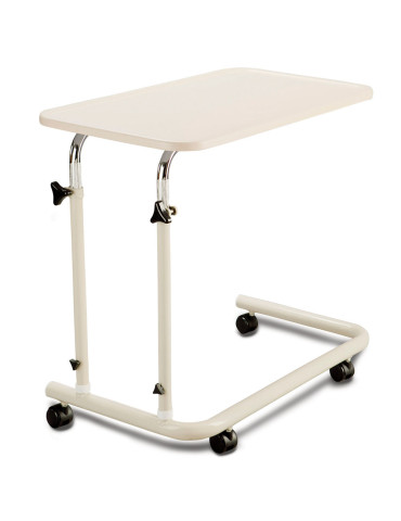 Spring Loaded Overbed Table - Soft raised lip edge